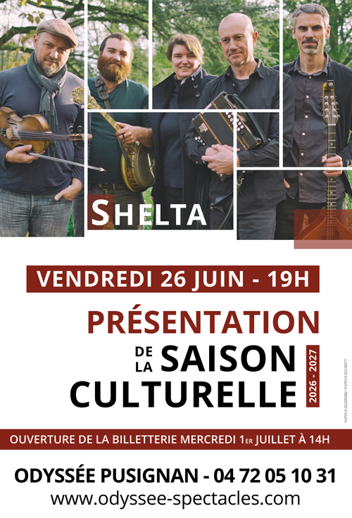 présentation de saison culturelle Odyssée pusignan 2026/20027