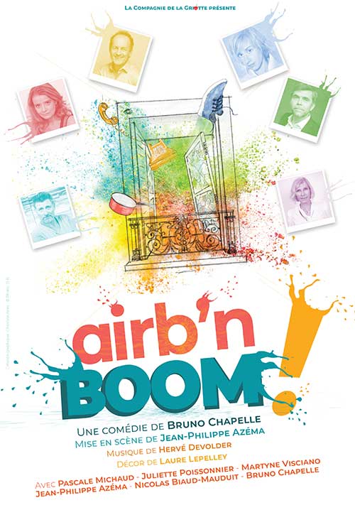 Airb'n boom! - théâtre comédie à l'Odyssée de Pusignan - saison culturelle 2026/2027